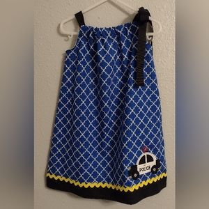 Back the blue pillowcase dress